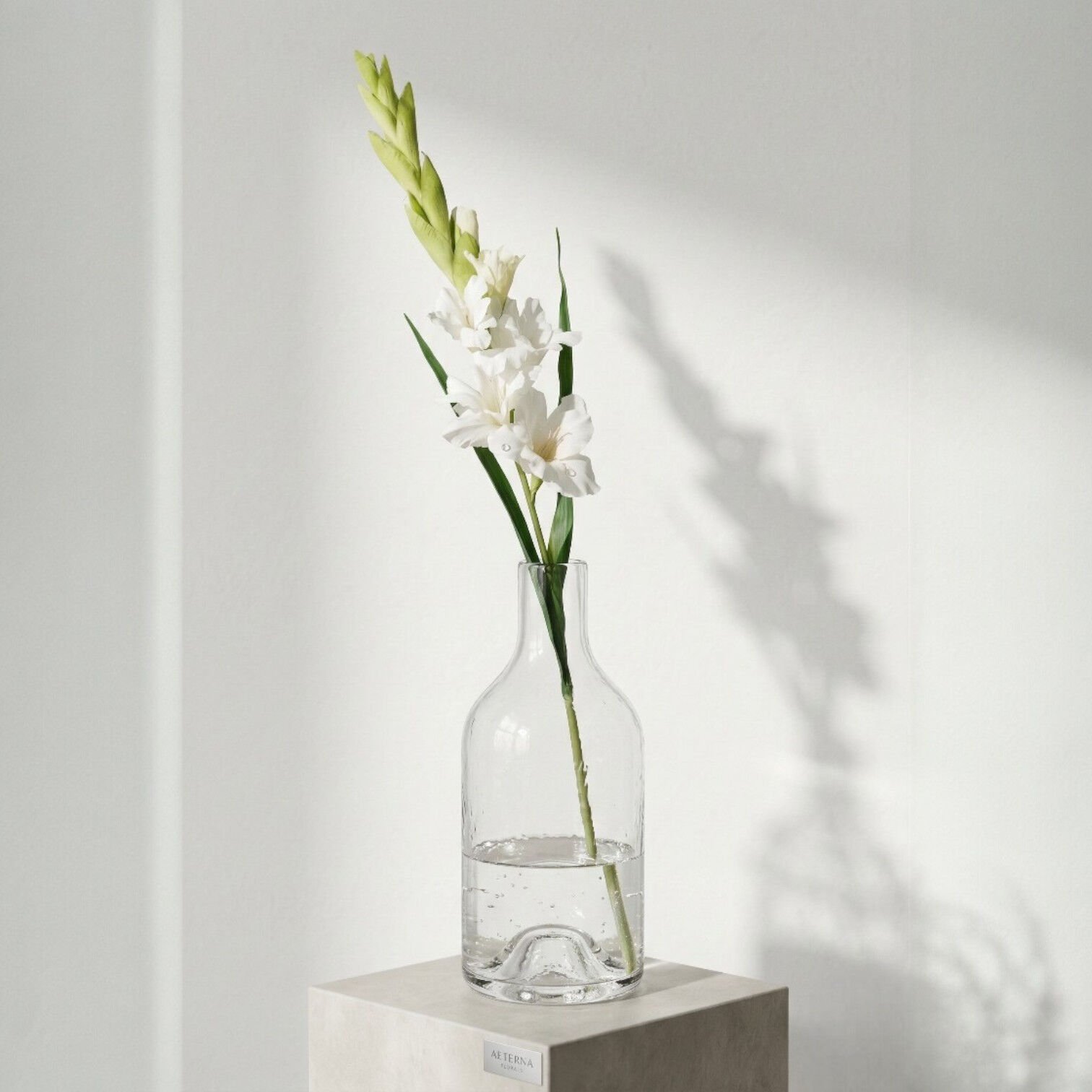 Yapay Beyaz Glayör Bahar Dalı - 100 cm Dekoratif Lüks Çiçek