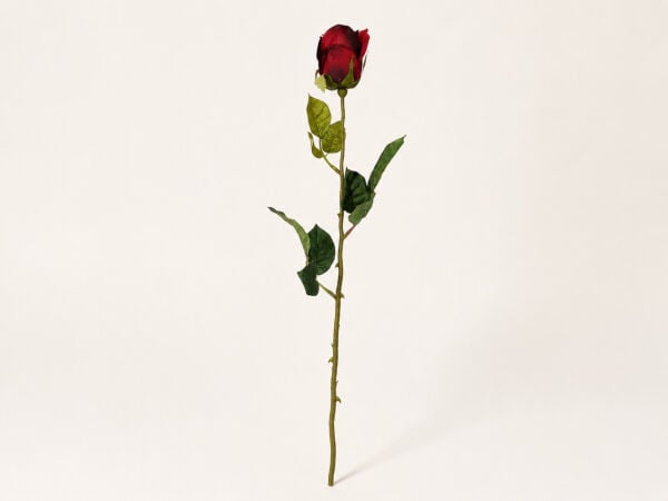 Yapay Gül Tek Dal 70 cm Kırmızı