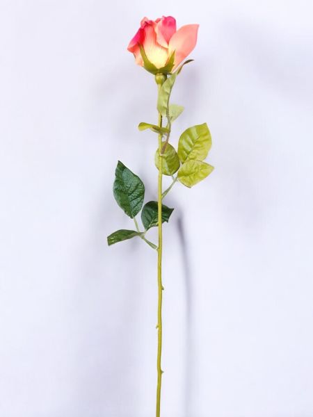 Yapay Çiçek Gül Koyu Pembe 60cm