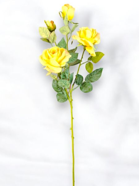 Yapay Çiçek Gül Sarı Valentine