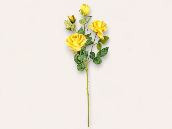 Sarı Yapay Gül 70 cm – Valentine