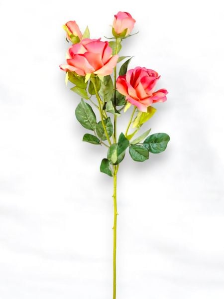 Yapay Çiçek Gül Koyu Pembe Valentine