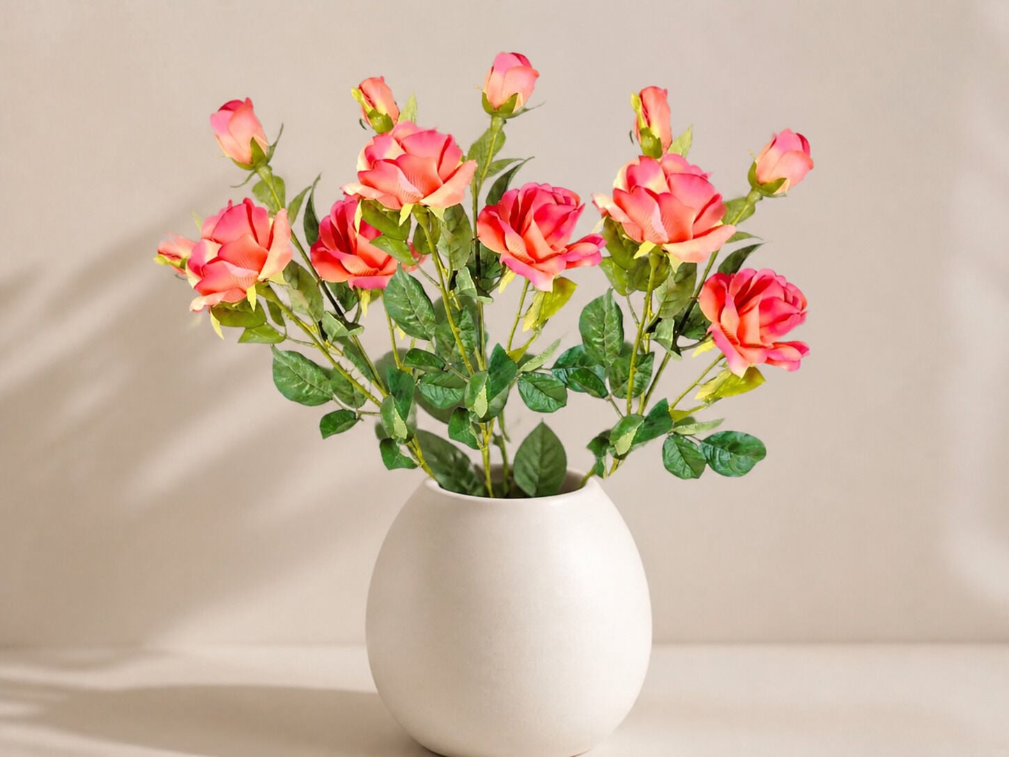 Yapay Gül 75 cm Koyu Pembe