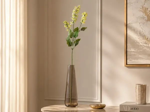 Yapay Bahar Dalı 100 cm Krem Beyaz