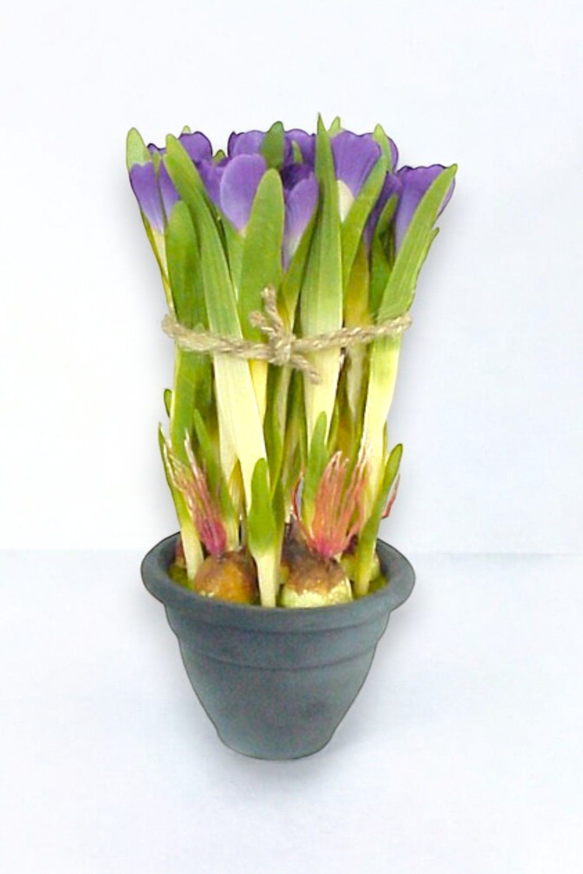 Yapay Sardunya Saksılı Mor 30cm