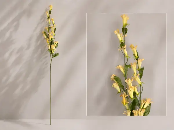 Yapay Bahar Dalı 120 cm Sarı