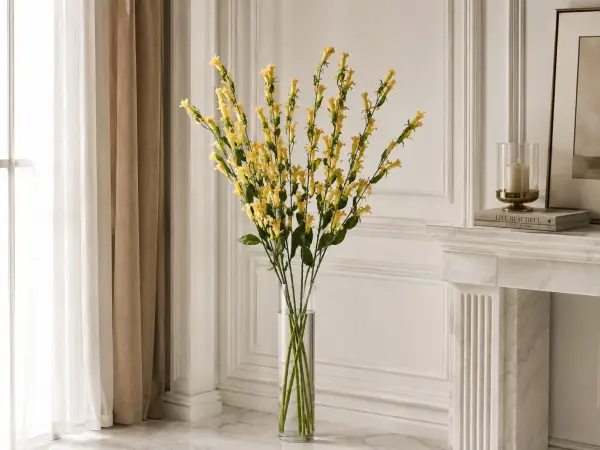 Yapay Bahar Dalı 120 cm Sarı