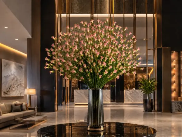 Yapay Bahar Dalı 120 cm Açık Pembe