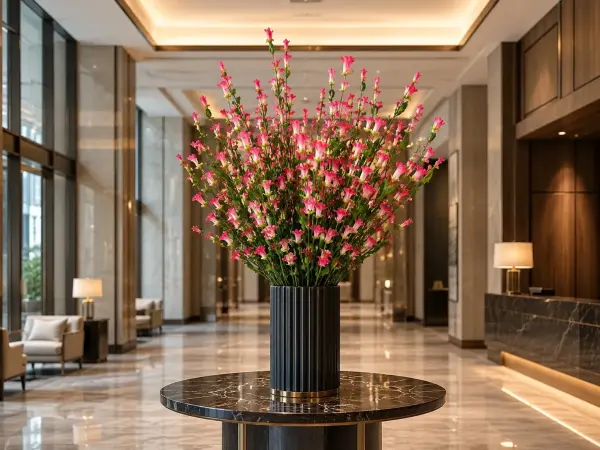 Yapay Bahar Dalı 120 cm Koyu Pembe