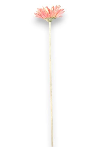 Açık Pembe Yapay Papatya Gerbera Dalı 55 cm