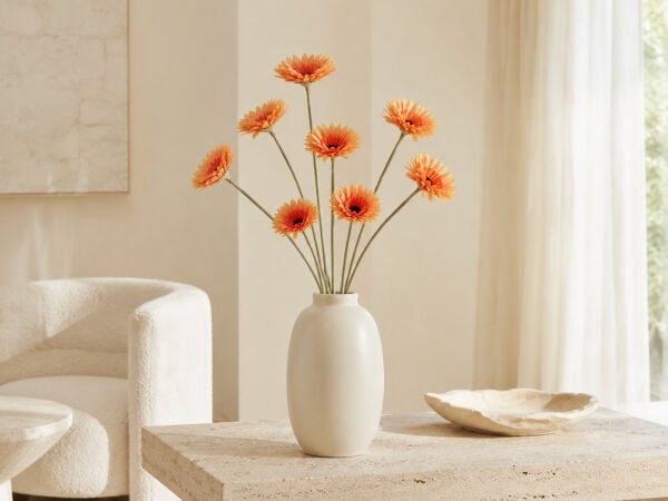 Yapay Gerbera Papatya 55 cm Turuncu
