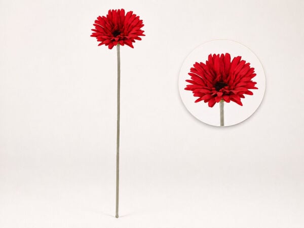 Yapay Gerbera Papatya 55 cm Kırmızı