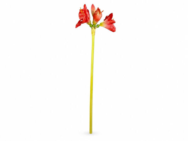 Kırmızı Yapay Amarilis Dalı 90 cm