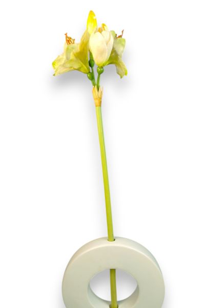 Yapay Çiçek Amarilis Zambak Krem 90cm