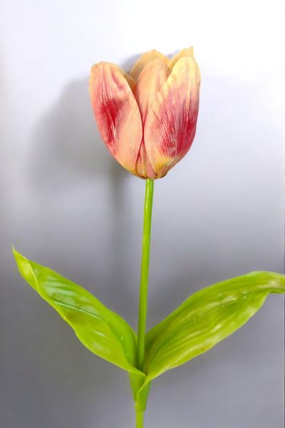 Yapay Çiçek Lale 65cm Koyu Pembe