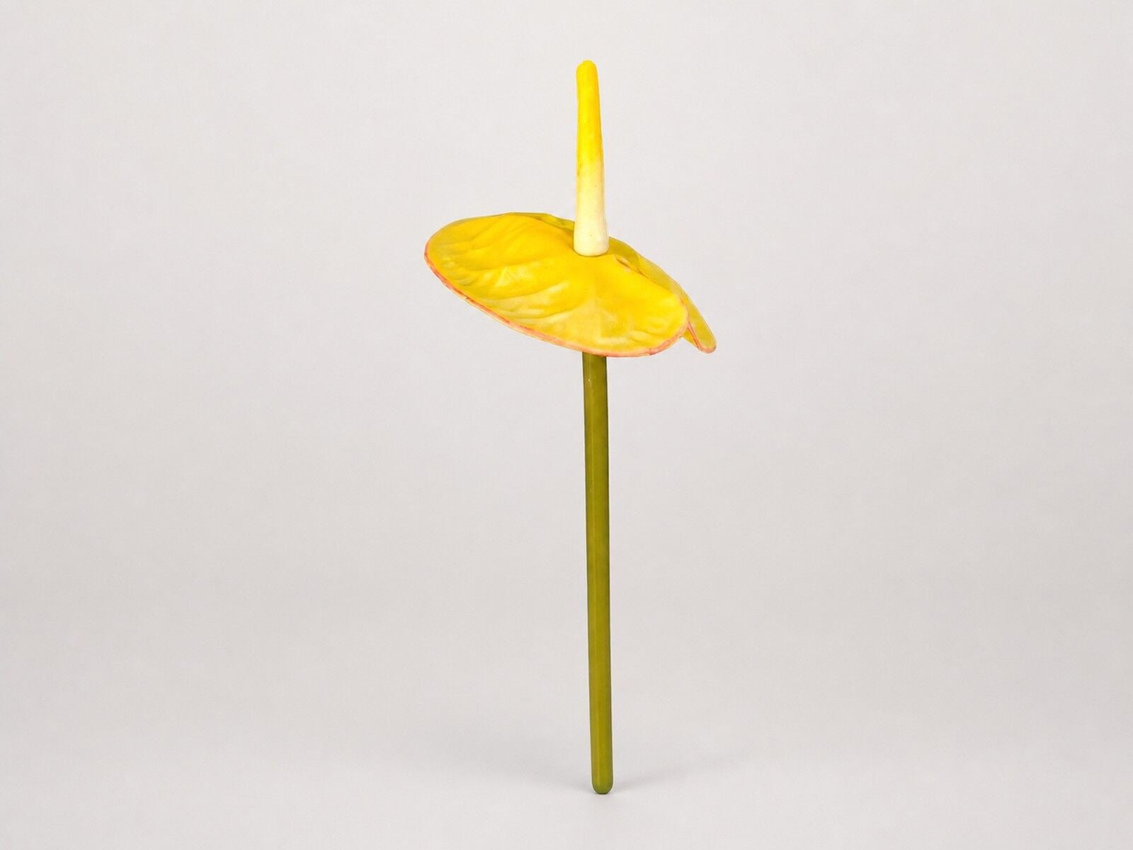 Yapay Antoryum 45 cm Sarı