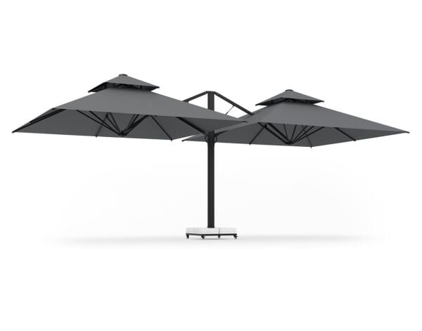 Avento Duo 400 × 400 × 2 cm Çift Kanatlı Yandan Kollu Şemsiye