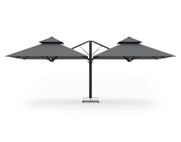 Avento Duo 400 × 400 × 2 cm Çift Kanatlı Yandan Kollu Şemsiye