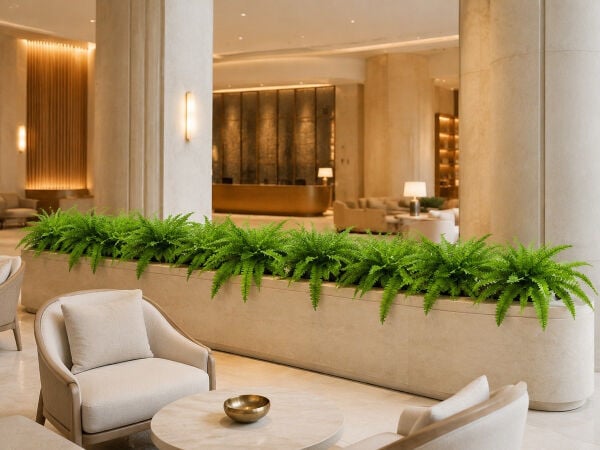 Yapay Bitki Fujer Boston Fern 60cm – Aşk Merdiveni Eğrelti Otu