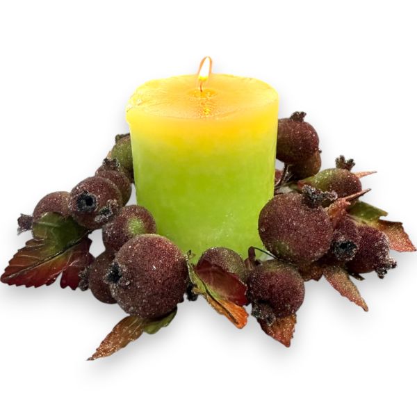 Mumluk Masa Süsü Dekor Deluxe Bordo