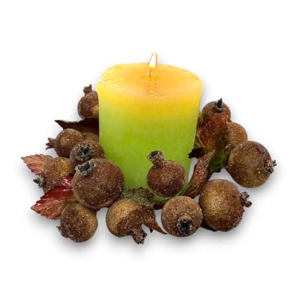 El Yapımı Deluxe Bakır Masa Dekoru - Mumluk & Peçetelik