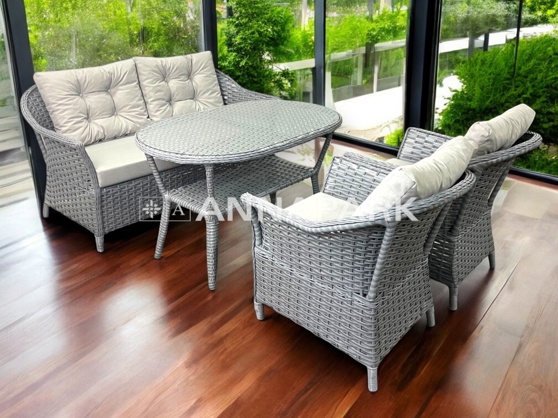 Annapark Moderna Balkon Bahçe Takımı