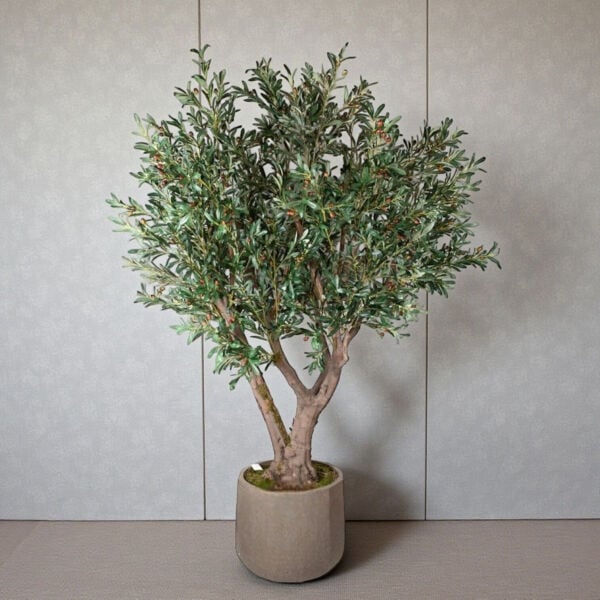 230 cm Yapay Zeytin Ağacı - Fiberglass Saksılı