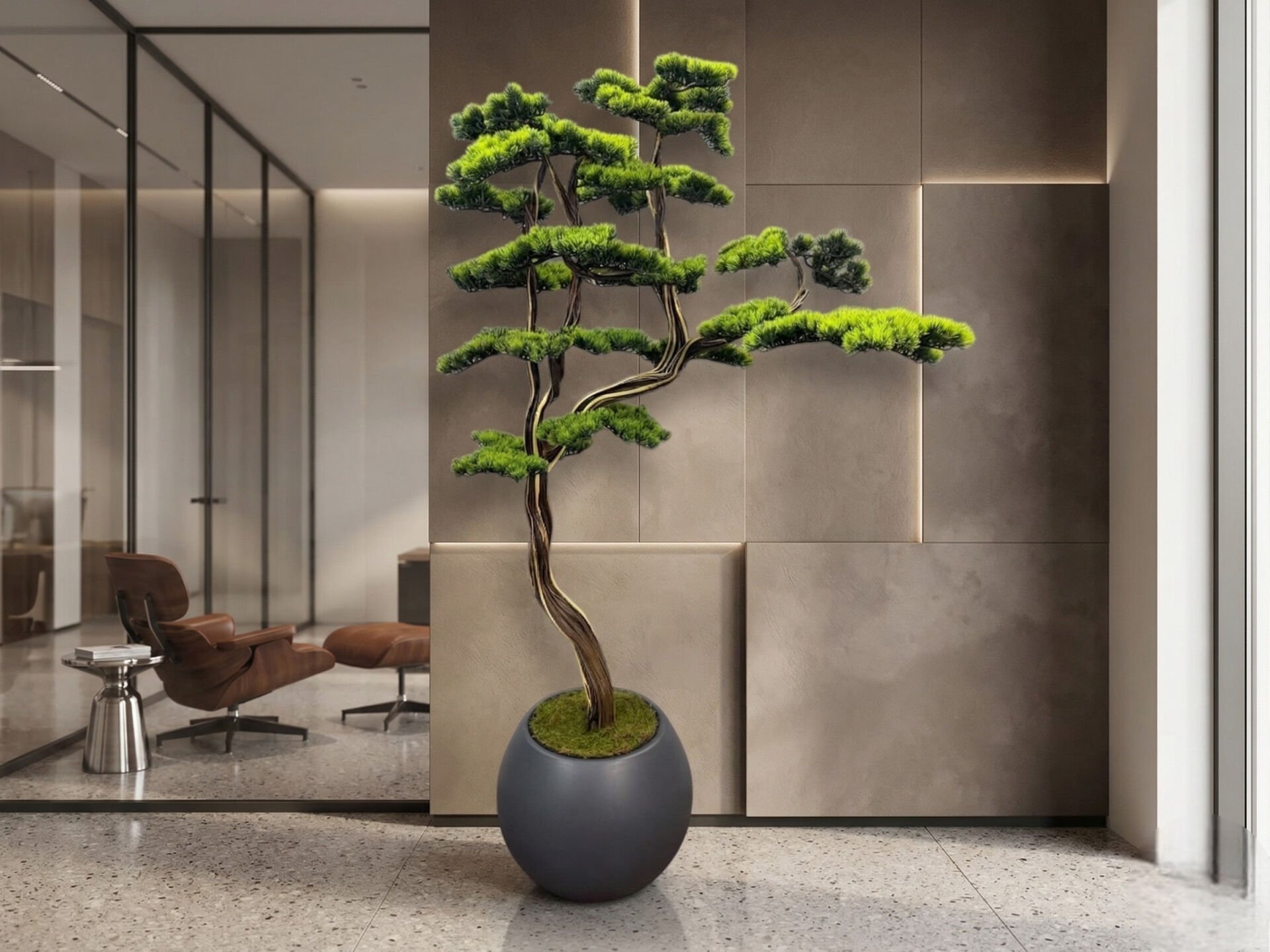 Özel İmalat Yapay Bonsai Ağacı (200 cm)