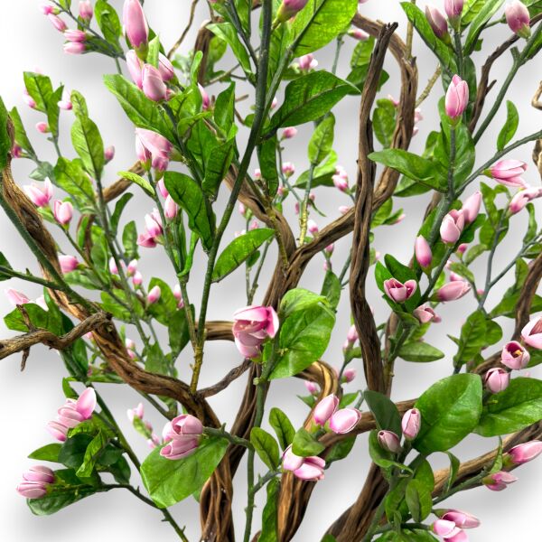 Doğal Gövdeli Yapay Bahar Ağacı (220 cm)