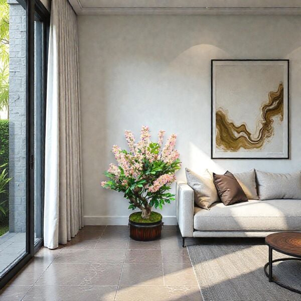 Dekoratif Eskitme Saksılı Bonsai Ağacı 120cm