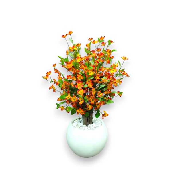 Saksılı Aranjman Yapay Ağaç 110cm