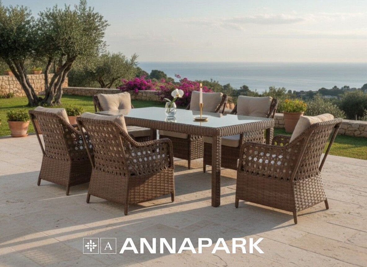 Rattan Bahçe Masa Sandalye Takımı Royal