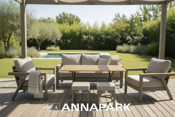 Laurena Oturma Grubu Gri